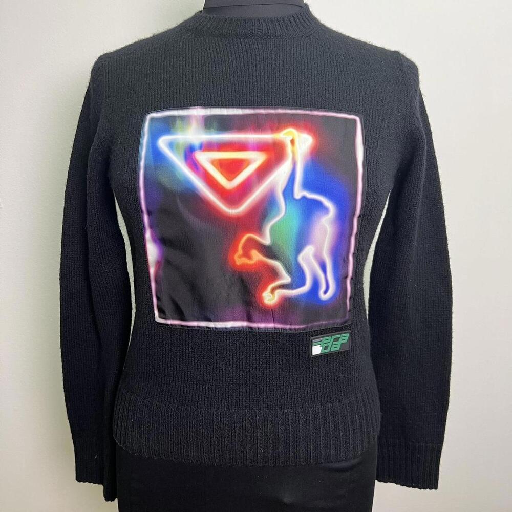 Prada Neon Monkey Sweater